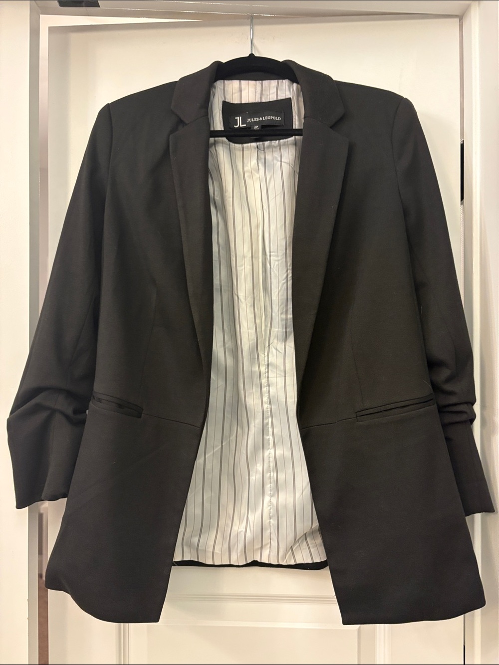 Jules & Leopold Black Women's Tailored Blazer